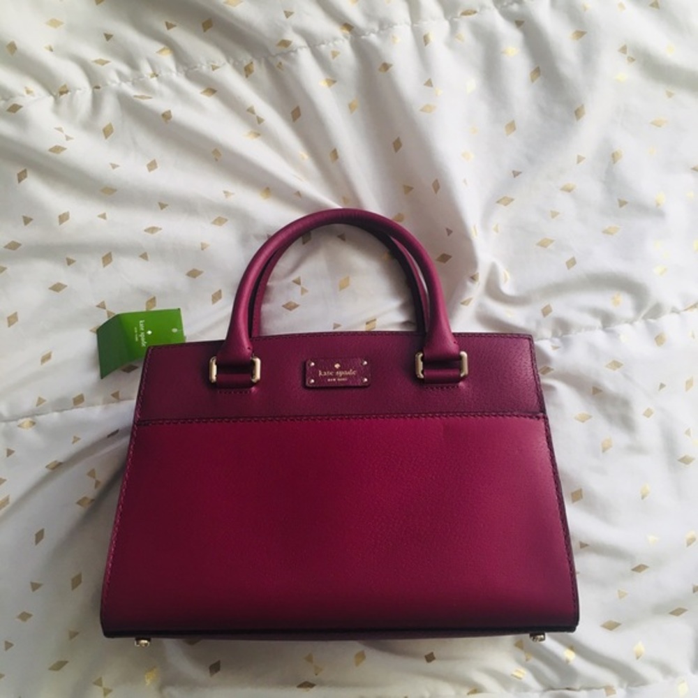 Kate Spade Small Caley Grove St. in Rioja Red